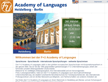 Tablet Screenshot of fuu-languages.com